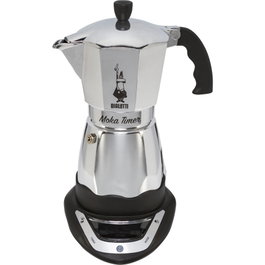 Bialetti Moka Timer 6TZ - Cafetera eléctrica de 6 tazas