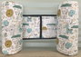 DKD Home Decor Cojin Antivuelco Multicolor Blanco Algodon Polyester 26 x 9 x 37 cm (2 Unidades)