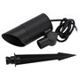 Foco LED con Pincho Jardín 18W 60º IP65 3000K Negro Mate