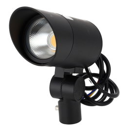 Foco LED con Pincho Jardín 18W 60º IP65 3000K Negro Mate