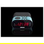 Lenco CR-07 Reloj Despertador Radio FM/PLL LED Negro Azul