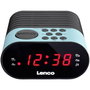 Lenco CR-07 Radio Reloj Azul con Radio FM PLL y Pantalla LED
