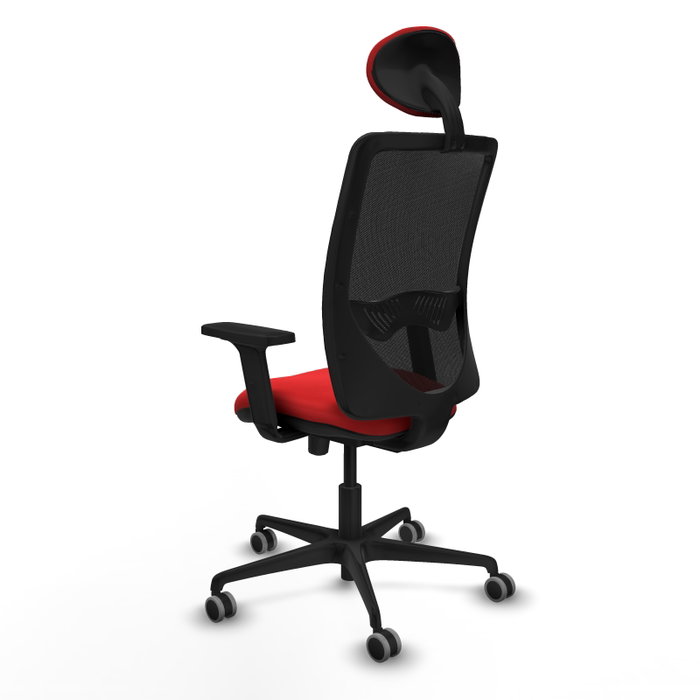 PIQUERAS Y CRESPO Silla de oficina Zulema Rojo/Negro PIQUERAS Y CRESPO Silla de oficina Zulema Rojo/Negro