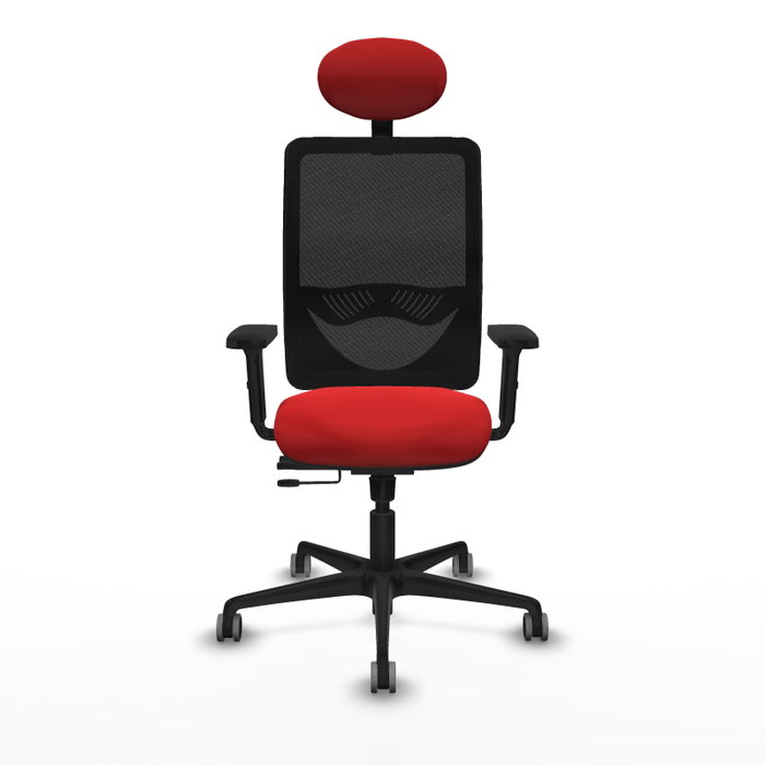 PIQUERAS Y CRESPO Silla de oficina Zulema Rojo/Negro PIQUERAS Y CRESPO Silla de oficina Zulema Rojo/Negro