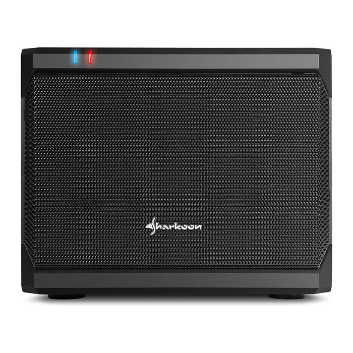 Sharkoon QB One Schwarz Midi/Minitower ITX Mini-ITX Negro USB USB 2.0 USB 3.0