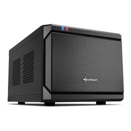 Sharkoon QB One Schwarz Midi/Minitower ITX, Mini-ITX 3,5 " - PC-/Server Netzteil Kühler - USB, USB 2.0, USB 3.0