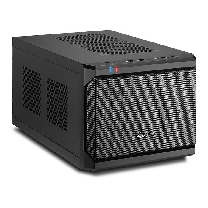 Sharkoon QB One Schwarz Midi/Minitower ITX Mini-ITX Negro USB USB 2.0 USB 3.0