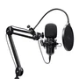 Trust Gaming GXT 270 Emita II+ Micrófono para Streaming con Brazo Ajustable, USB, Negro