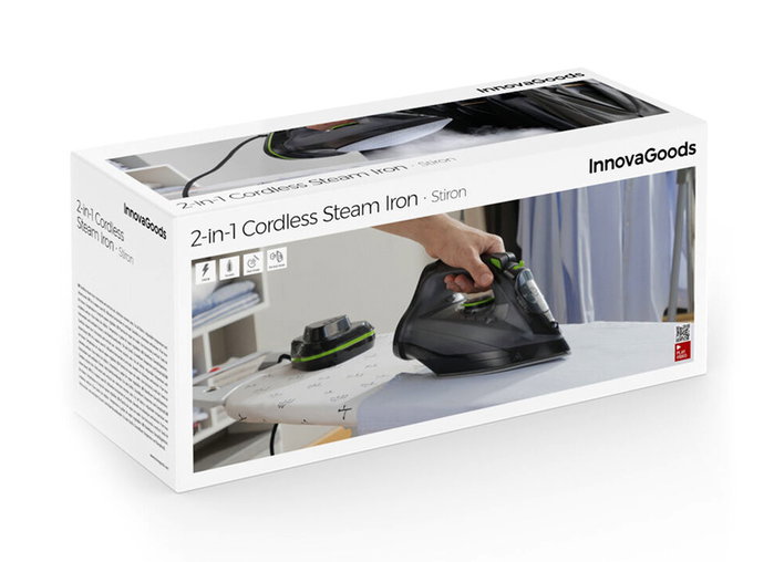 Inde Plancha De Vapor Sin Cable 2 En 1 Stiron Innovago (4 Unidades)