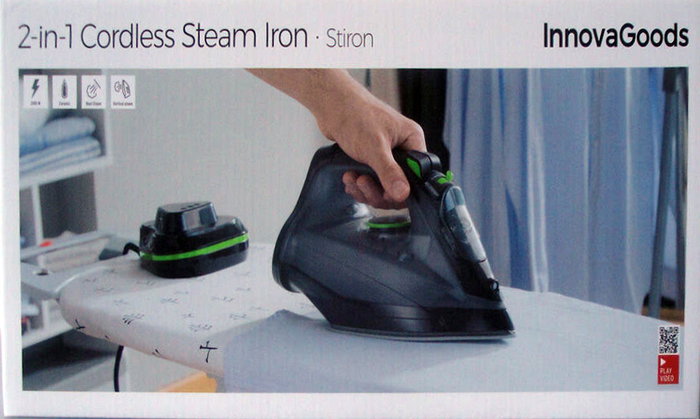 Inde Plancha De Vapor Sin Cable 2 En 1 Stiron Innovago (4 Unidades)