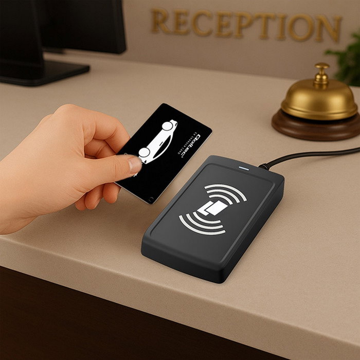 Qoltec Tarjetas de proximidad para estaciones de carga EV, 5 unidades