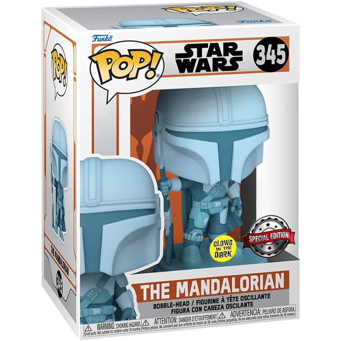 Funko Figura POP Star Wars The Mandalorian Exclusive 9cm Vinilo Figura de Colección