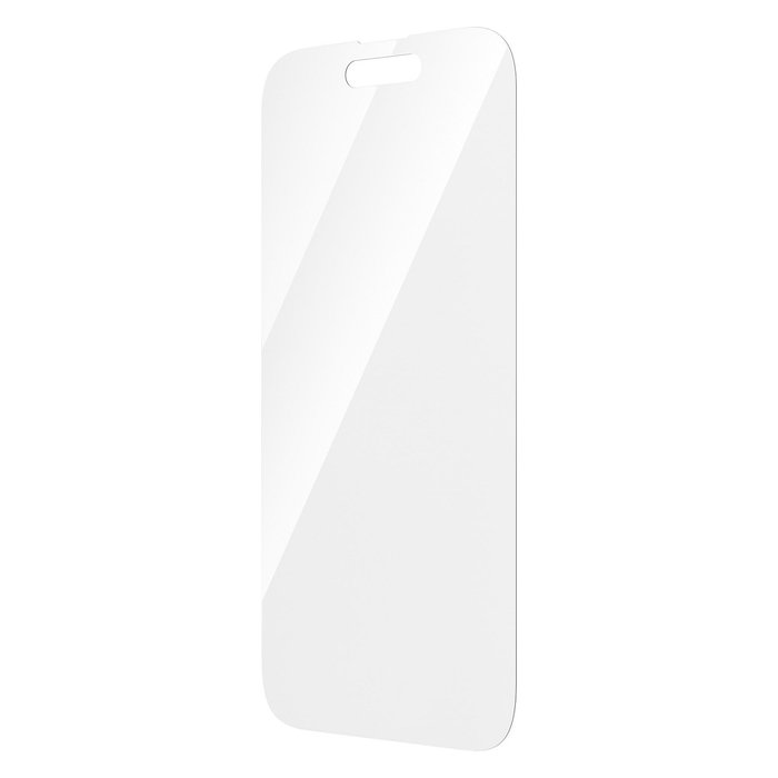PanzerGlass Protector de Pantalla de Vidrio Templado para iPhone 14 Pro, Aplicación en Seco, Antibacteriano, Resistente a Rayones y Golpes, Transparente - 1 Unidad