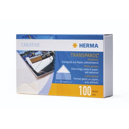 Herma Transparol Esquinas para Fotos XXL 37mm, 100 unidades