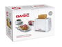 Basic Home Tostadora Blanca, 2 Ranuras, 700W, Medidas: 20.5 x 11.5 x 16 cm (4 Unidades)