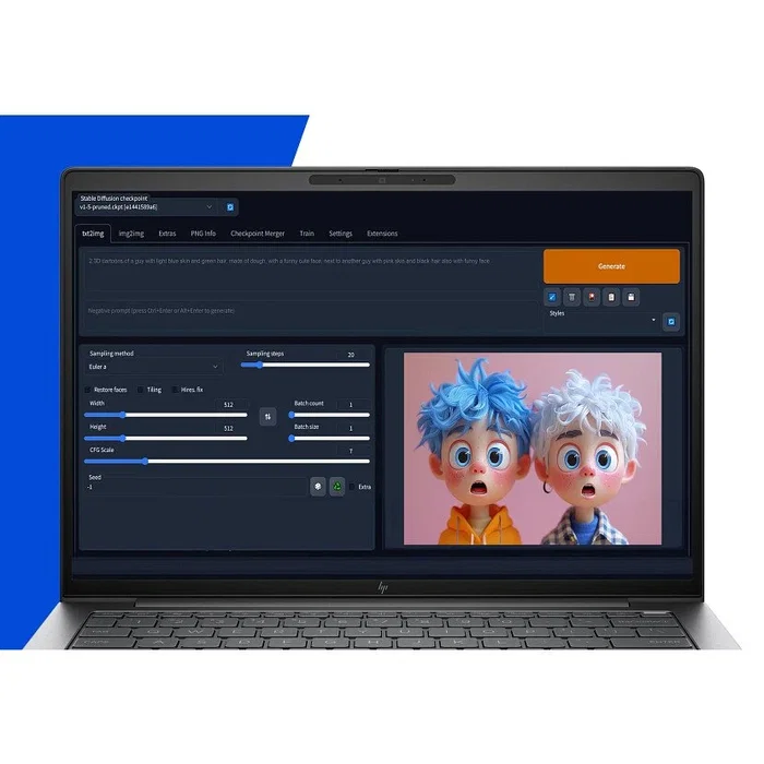 HP ZBook 8 G1i Intel Core Ultra 7-265H 64GB 1TB RTX 500 Ada 14 pulg