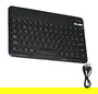 Elbe TE-102-BT Teclado Bluetooth Slim Negro Batería Recargable Compatible Windows iOS Android Smart TV