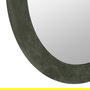 Espejo Redondo Verde Mdf-Tejido 100 X 4 X 100 cm