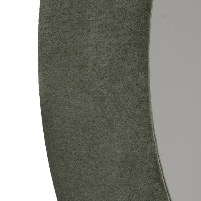 Espejo Redondo Verde Mdf-Tejido 100 X 4 X 100 cm