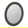Espejo Redondo Verde Mdf-Tejido 100 X 4 X 100 cm