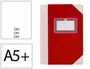 Fernandes Libro Cartone Cosido Din A5+ Liso 50 Hojas 100 Gr Rojo