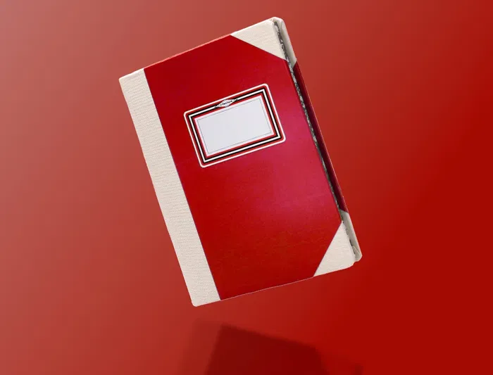 Fernandes Libro Cartone Cosido Din A5+ Liso 50 Hojas 100 Gr Rojo