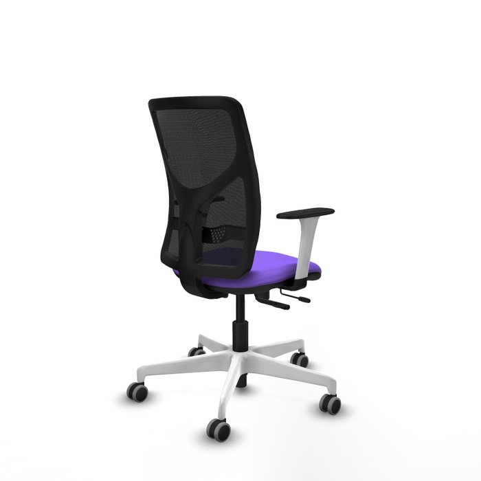 PIQUERAS Y CRESPO Silla de oficina Motilla con mecanismo Sincro/Traslack, Lila y Negro PIQUERAS Y CRESPO Silla de oficina Motilla con mecanismo Sincro/Traslack, Lila y Negro