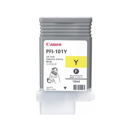 Canon Cartucho de Tinta PFI-101Y Amarillo 130 ml para IPF5000/6000 Canon Cartucho de Tinta PFI-101Y Amarillo 130 ml para IPF5000/6000