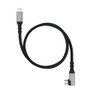 Nanocable Cable USB-C Acodado 3.2 Gen2 100W 2m Negro