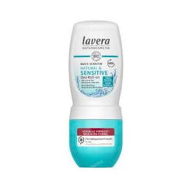 LAVERA Desodorante Roll-On Basis Sensitiv 48H para Piel Sensible, Sin Aluminio ni Alcohol, 50ml