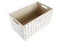 DKD Home Decor Caja Kids Best Friends León Mapache Blanco Multicolor 21 x 18 x 36 cm (4 Unidades)