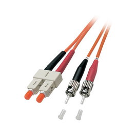 EFB Elektronik Cable de parcheo duplex SC-ST OM1 1m naranja LSZH 3mm