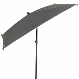 Aktive Parasol Jardín Tubo 28/32 175x175 cm Gris - Poliéster y Acero