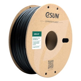 eSun ABS-GF Filamento 3D, 1.75 mm, Negro, 1 kg para Impresora 3D, Alta Resistencia al Impacto, Referencia EABS-GF