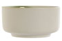 DKD Home Decor Jade 24 Bol Oriental Porcelana Verde Blanco 12x12x6 cm Apto Microondas Horno Lavavajillas (6 Unidades)