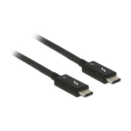 DeLock Cable de Conexión USB-C a USB-C (USB 3.2 Gen 2) 2 m, 20 Gbit/s, Macho/Macho, Negro, 84847