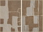 DKD Home Decor Cuadro Lienzo PS 82,5x4,5x122,5 3D Surtido de 2 piezas