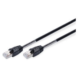 Digitus Cat6 S/FTP 1m Cable de Red Negro Outdoor S/STP con conectores RJ-45 para exterior