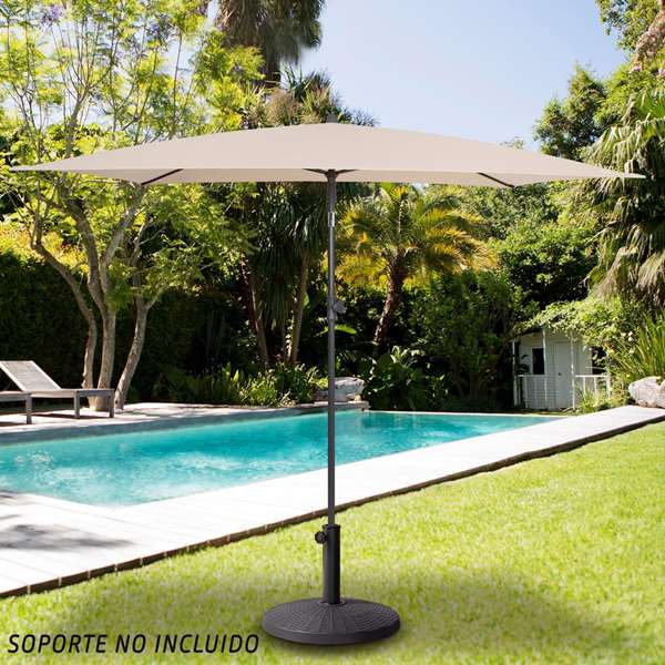 Aktive Sombrilla balcón orientable 125x200 cm poliéster cr