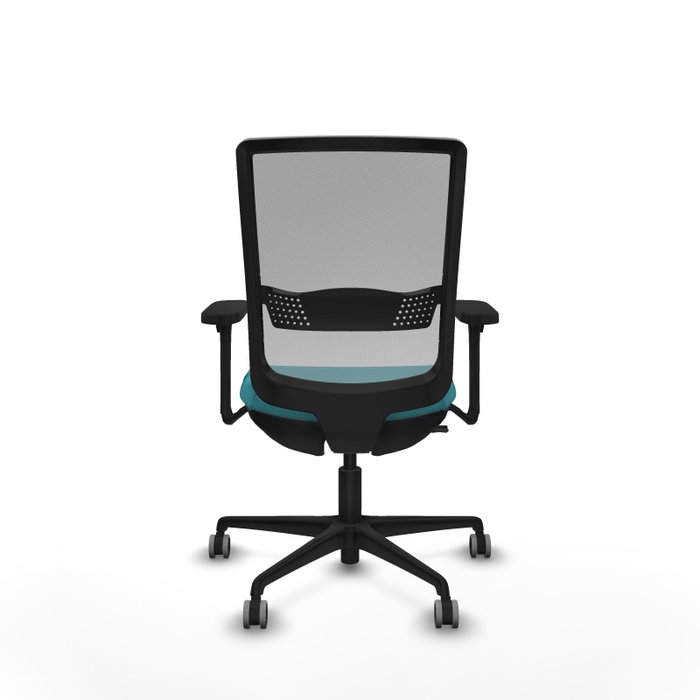 PIQUERAS Y CRESPO Silla de oficina Haches Turquesa y Gris PIQUERAS Y CRESPO Silla de oficina Haches Turquesa y Gris