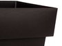Maceta Cuadrada Antracita Con Reserva Agua 30 cm Ibergarden (Set de 6)