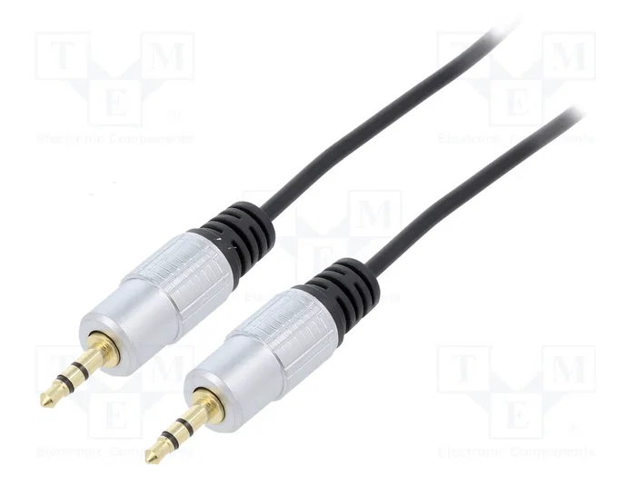 QOLTEC Cable Jack 3,5mm 3pin a 2x RCA, 1m, Negro QOLTEC Cable Jack 3,5mm 3pin a 2x RCA, 1m, Negro