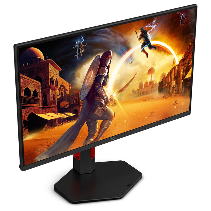 AOC G4 25G4KUR Monitor Gaming de 63.5 cm (25 Pulgadas) Full HD IPS de 420 Hz, 1 ms, DisplayHDR 400, Negro/Rojo