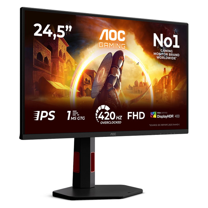 AOC 25G4KUR Monitor Gaming 24.5'' Full HD 420Hz AOC 25G4KUR Monitor Gaming 24.5'' Full HD 420Hz