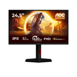 AOC 25G4KUR Monitor Gaming 24.5 Pulgadas Full HD Fast IPS 420Hz OC