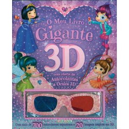 O Meu Livro Gigante 3D Com Autocolantes, VV.AA. - GIRASSOL EDIÇOES