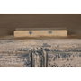 DKD Home Decor Armario de Olmo Macizo Azul Petróleo con 2 Puertas y 2 Cajones