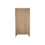 DKD Home Decor Armario de Olmo Macizo Azul Petróleo con 2 Puertas y 2 Cajones