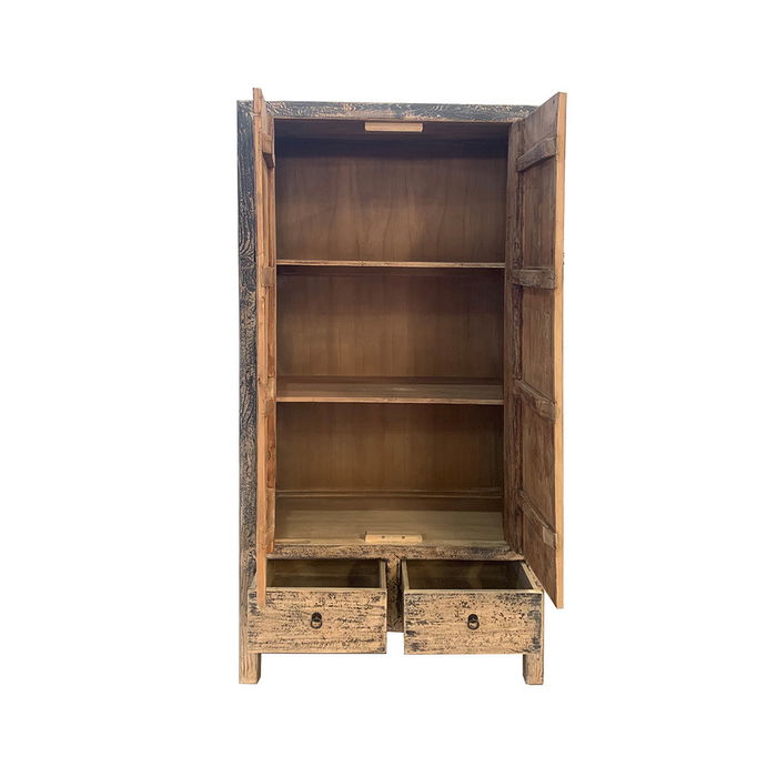 DKD Home Decor Armario Minimal bs1c25 Azul Petróleo 100 x 50 x 200 cm