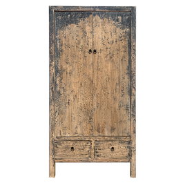 DKD Home Decor Armario Minimal bs1c25 Azul Petróleo 100 x 50 x 200 cm